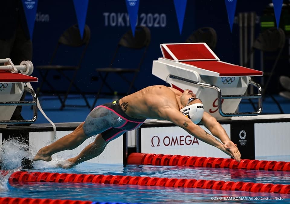 Robert Glință, Tokyo 2020, finala 100 m spate