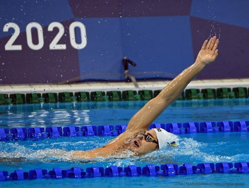 Robert Glință, Tokyo 2020, finala 100 m spate