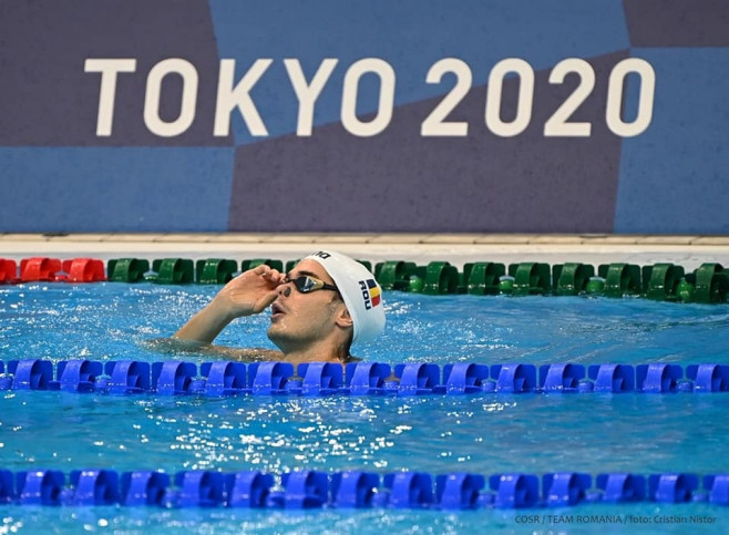 Robert Glință, Tokyo 2020, finala 100 m spate