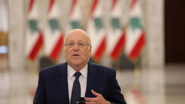 LEBANON BAABDA NEWLY APPOINTED PRIME MINISTER