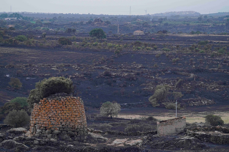 incendiu sardinia