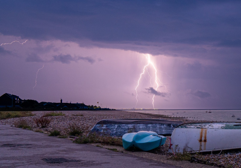 Seasonal weather, Selsey, UK - 24 Jul 2021