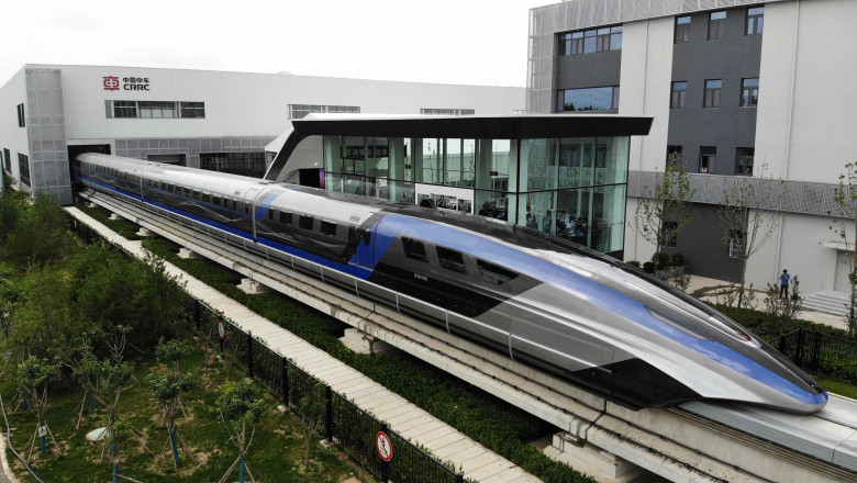 tren maglev prezentat in china