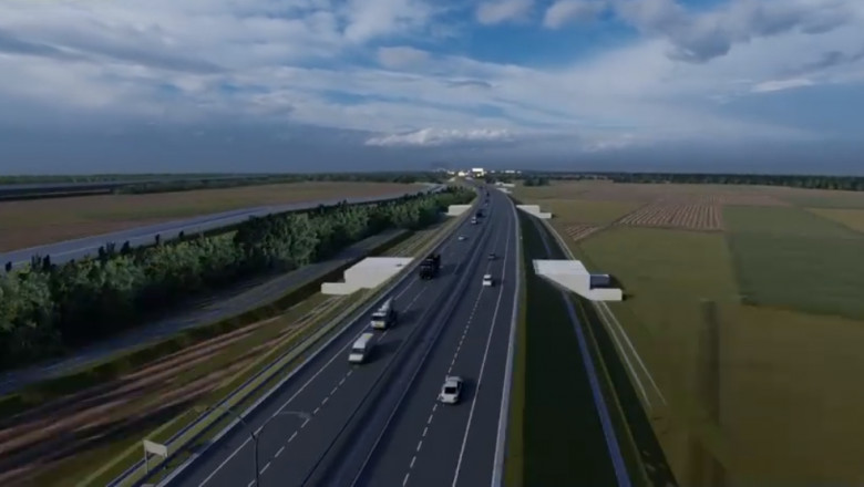 Proiect 3D al lotului 5 din Autostrada Sibiu-Piteș