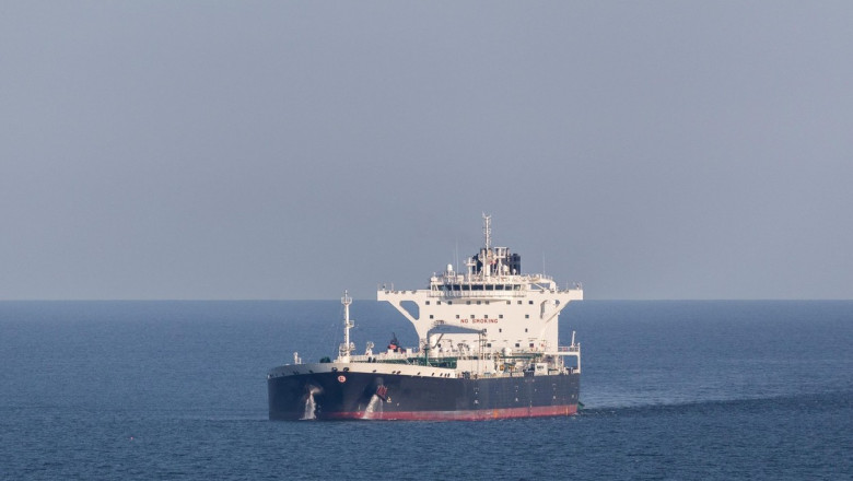 Petrolier în Oceanul Indian.