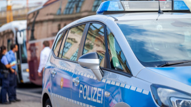 Mașină de poliție din Germania.