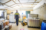 Police Finds Biggest Crystal Meth-Lab Ever in the Netherlands, Nederweert - 30 Jul 2021