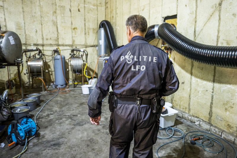 Police Finds Biggest Crystal Meth-Lab Ever in the Netherlands, Nederweert - 30 Jul 2021