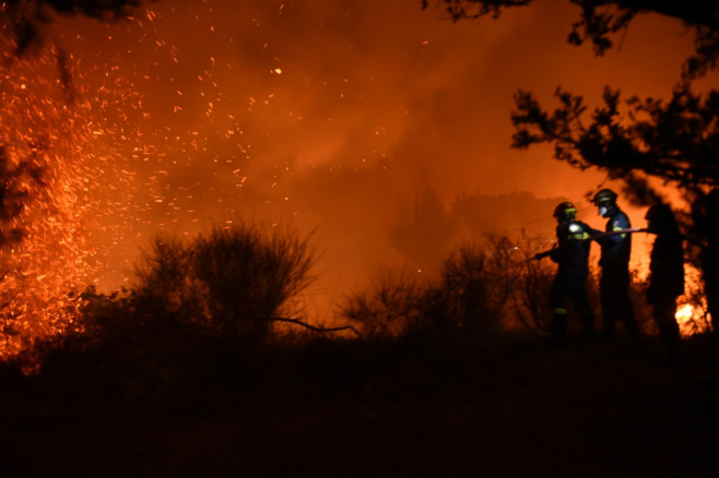 Incendii de pădure în Grecia