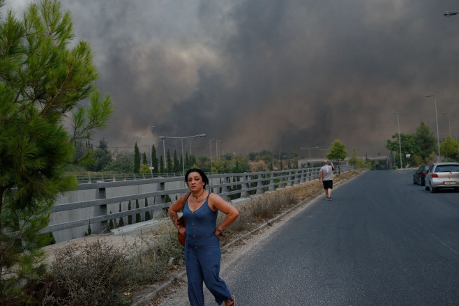 Incendii de pădure în Grecia