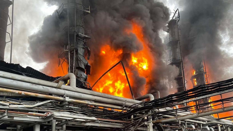 incendiu la instalatia gazprom din Novy Urengoy, vestul siberiei, rusia