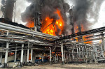 Novy Urengoy Condensate Treatment Plant catches fire