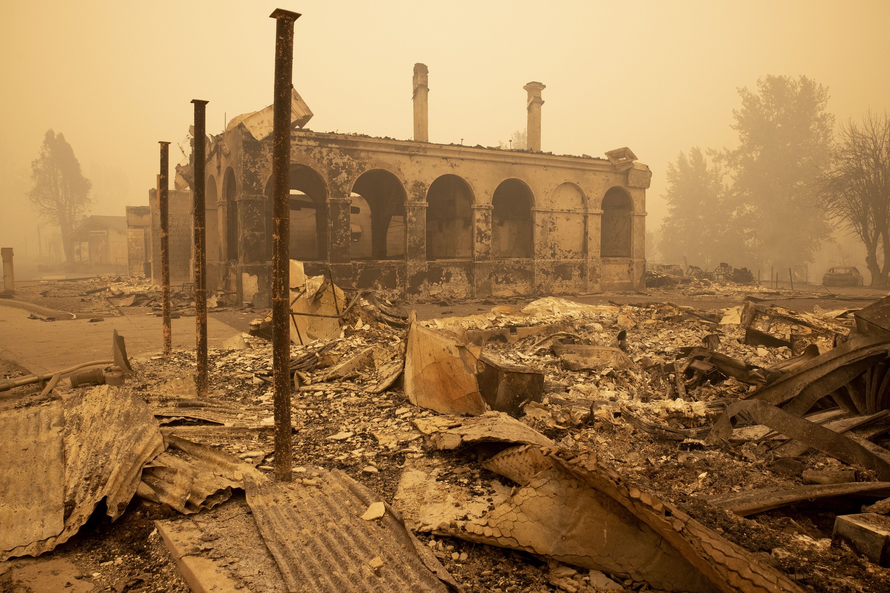 Dezastrul lăsat în urmă de incendiile de vegetație