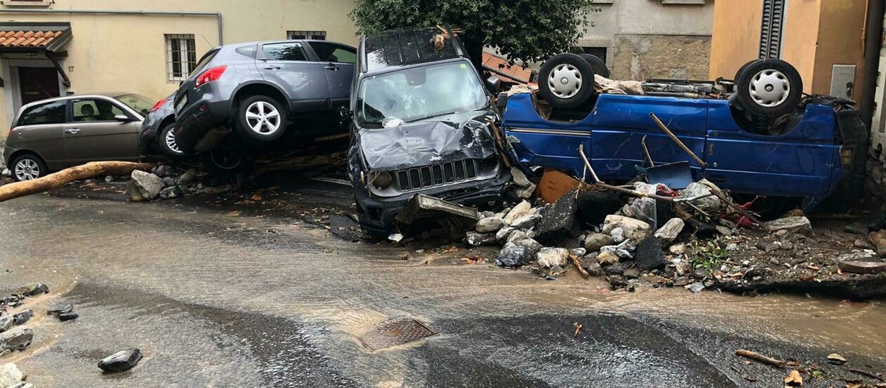 Heavy Rainfall In Northern Italy Causes Severe Damage To Isolated Towns And Agriculture