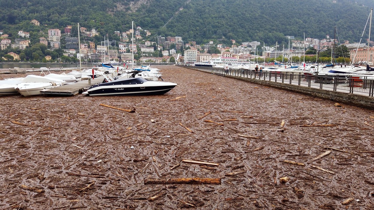 Extensive Damage After The Flood At Lake Como