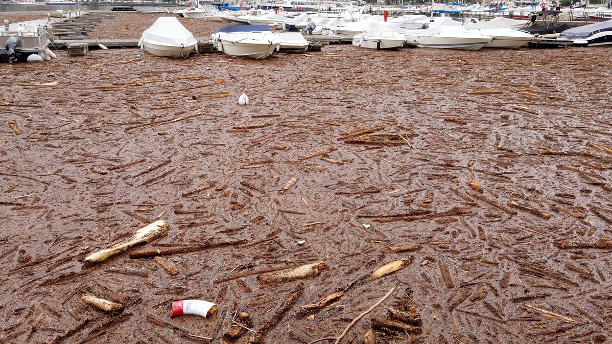 Extensive Damage After The Flood At Lake Como