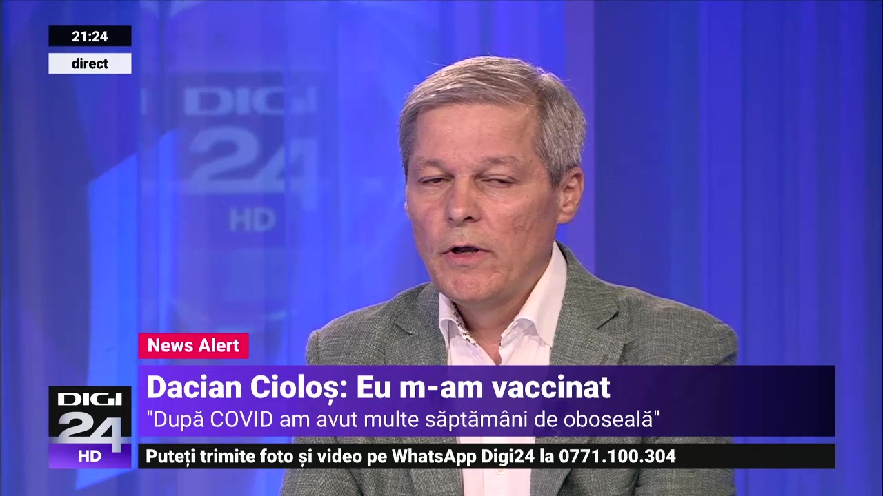 Cioloș M Am Vaccinat Cu Johnson Johnson In Iunie După Ce M Am Vindecat De Covid M Am Tratat Acasă Digi24