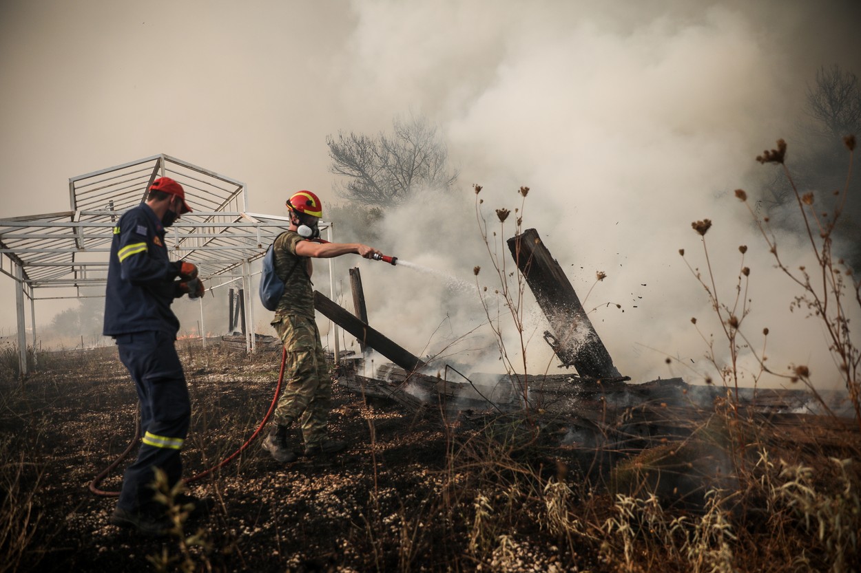 Wildfire In Greece