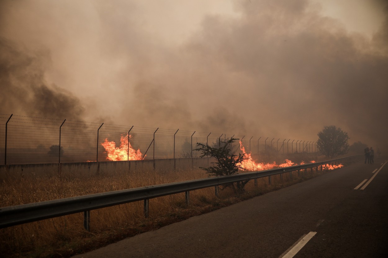 Wildfire In Greece