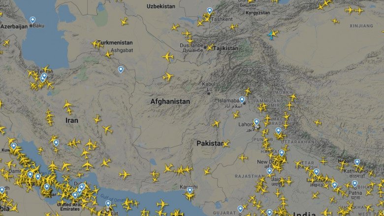 harta avioane in zona afganistan