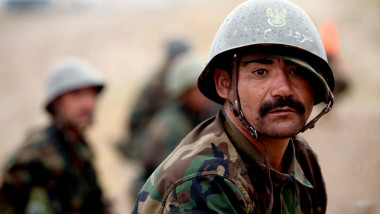 Afghan National Army Recruits Training Exercise