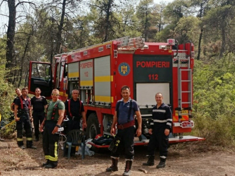pompieri romani in Grecia