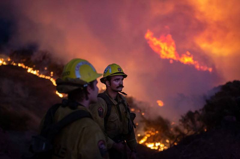 California's Wildfires Continue to Rage, Caldor, United States - 23 Aug 2021