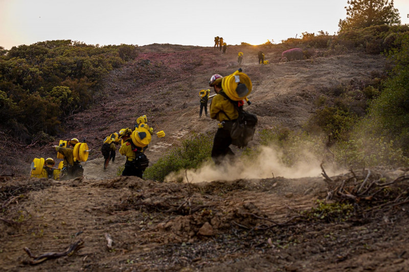 California's Wildfires Continue to Rage, Caldor, United States - 23 Aug 2021