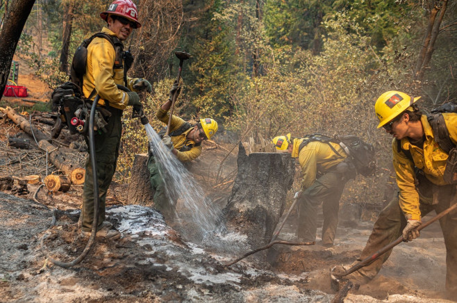 California's Wildfires Continue to Rage, Caldor, United States - 23 Aug 2021