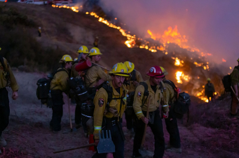 California's Wildfires Continue to Rage, Caldor, United States - 23 Aug 2021