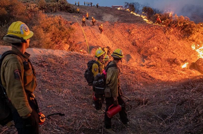 California's Wildfires Continue to Rage, Caldor, United States - 23 Aug 2021