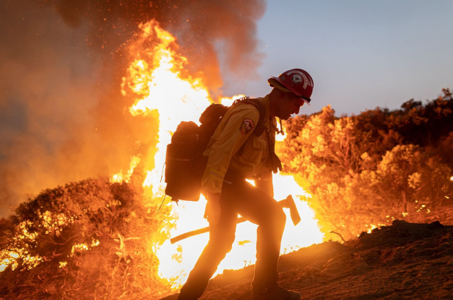 California's Wildfires Continue to Rage, Caldor, United States - 23 Aug 2021