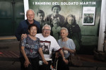 Italy: Bologna: The former American soldier Martin Adler meets the children saved by him in 1944
