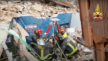 Bloc prăbușit la Torino în urma unei explozii