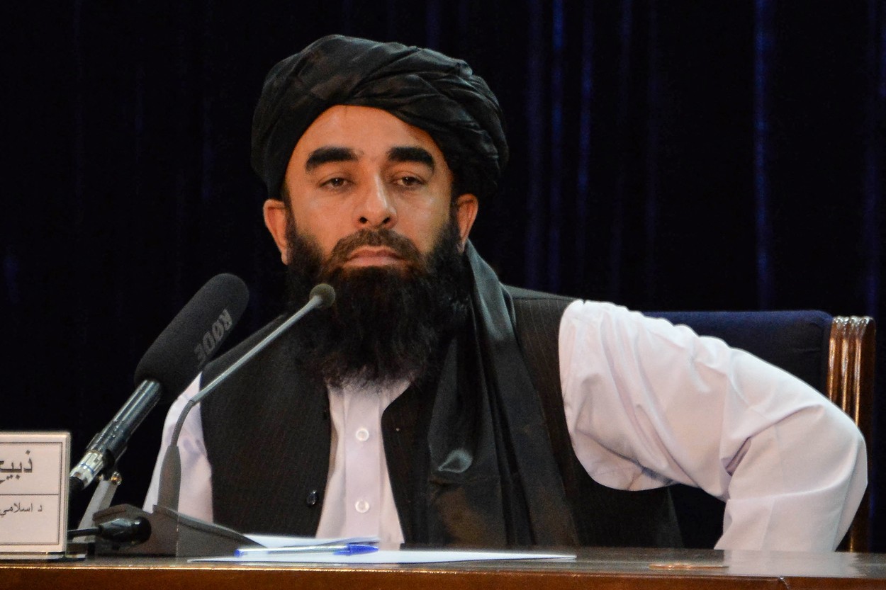Zabihullah Mujahid purtator de cuvant talibani profimedia-0628579281