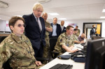 Prime Minister Boris Johnson visits PJHQ