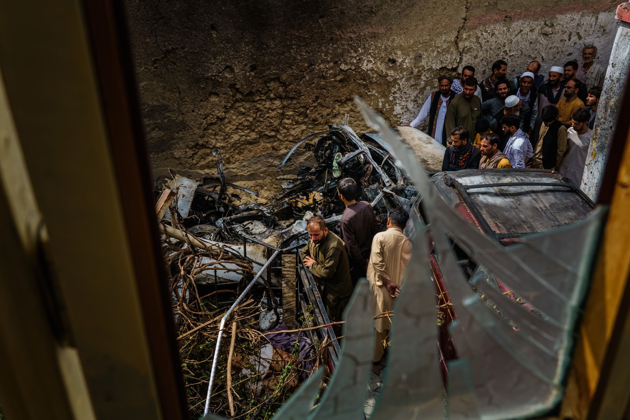 US AIRSTRIKE TARGETING ISIS-K, Kabul, Kabul Province, Afghanistan - 30 Aug 2021