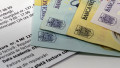 factura energie si bancnote lei