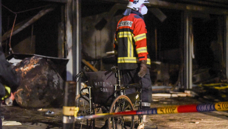 pompier incendiu macedonia nord