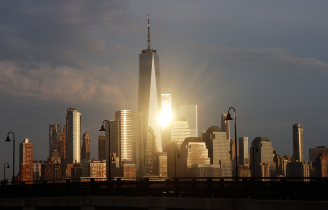 Sunset On Lower Manhattan And One World Trade Center