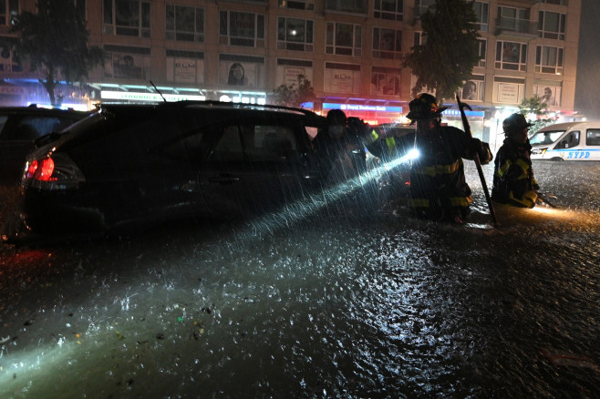 NY: Ida Remnants Flood Streets Of New York City