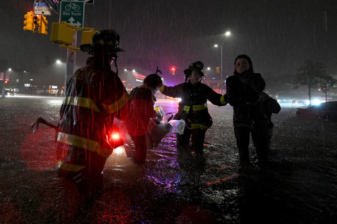 NY: Ida Remnants Flood Streets Of New York City