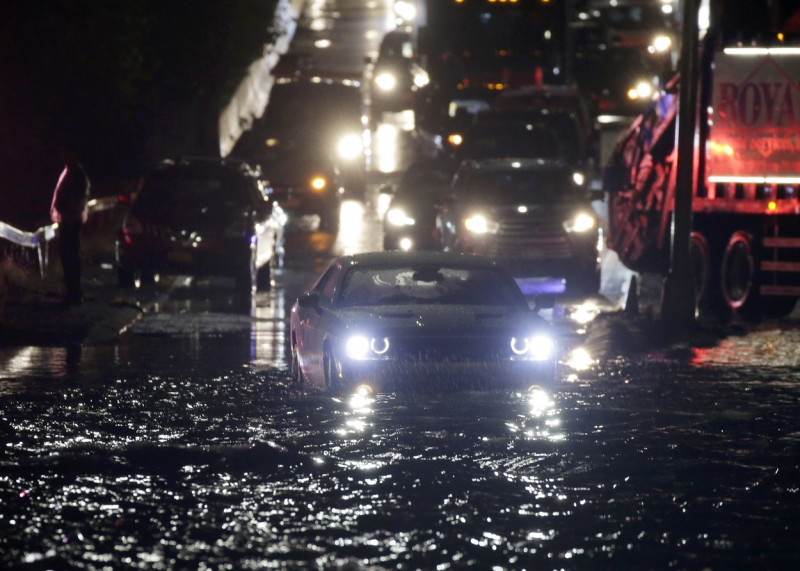 Hurricane Ida at the 2021 US Open in New York