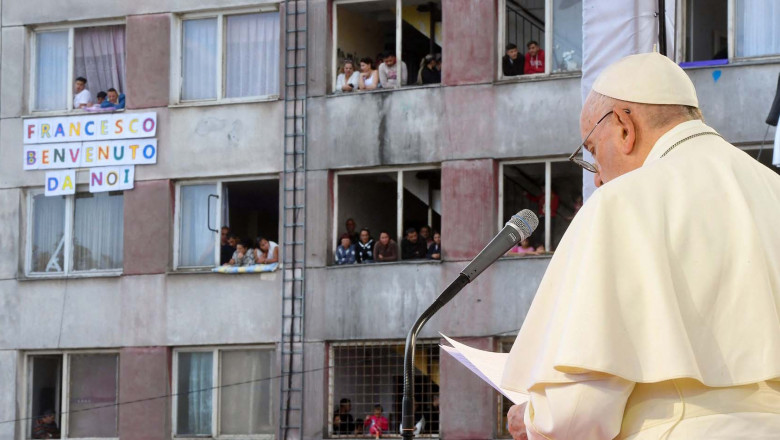 Pope Francis Visits The Roma Community - Slovakia