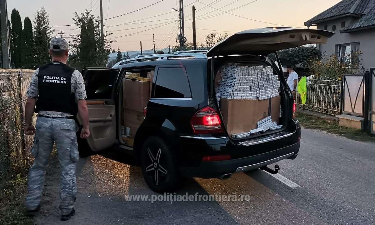 tigari de contrabanda in masina