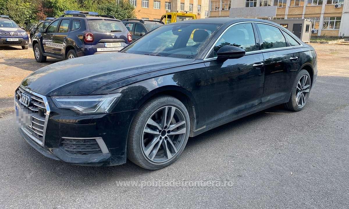 Un Audi căutat de autoritățile din Germania a fost găsit la vama Giurgiu într-un TIR cu covoare condus de un iranian