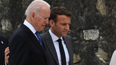 Emmanuel Macron și Joe Biden