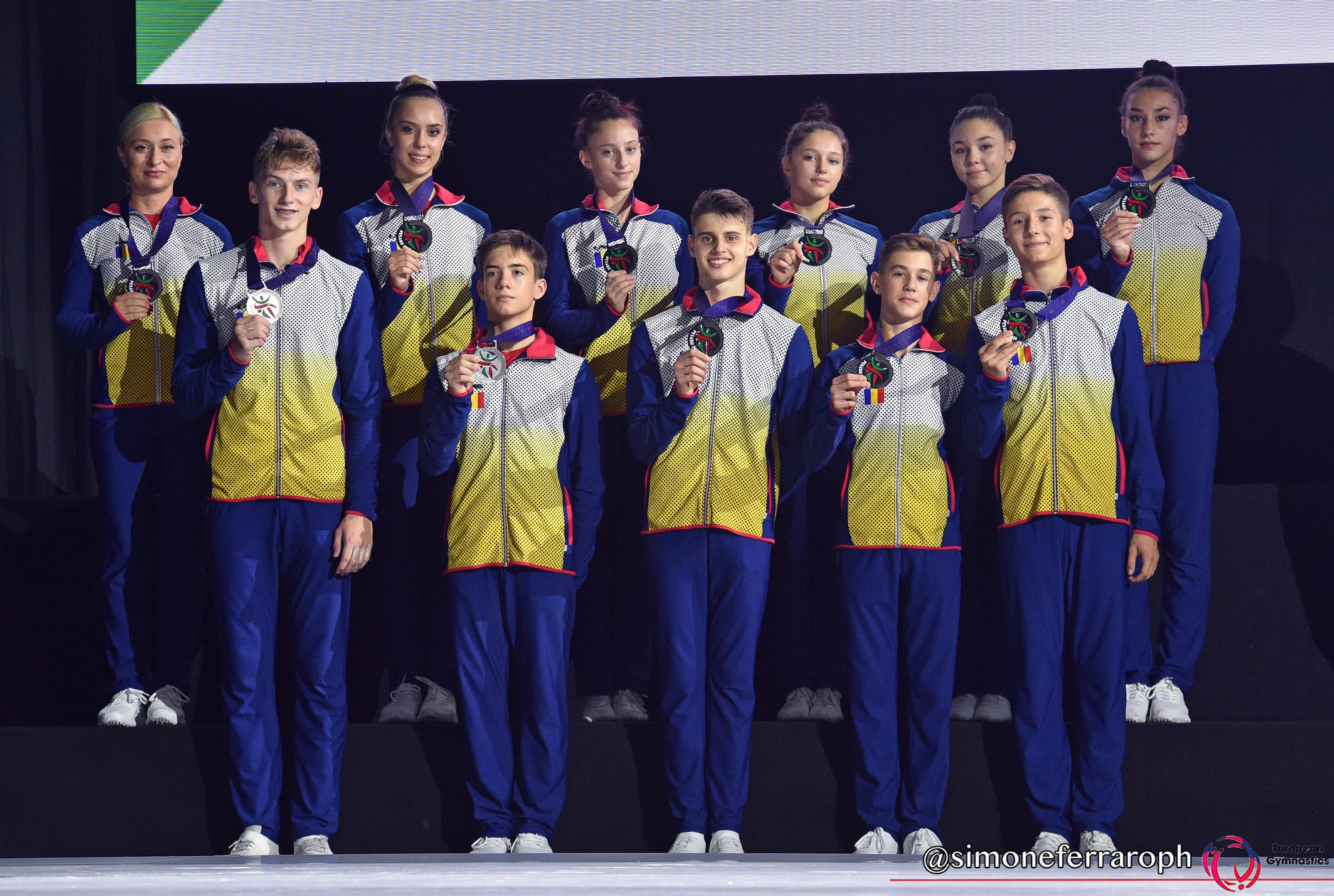 România a obținut două medalii de argint la Campionatele Europene de gimnastică aerobică