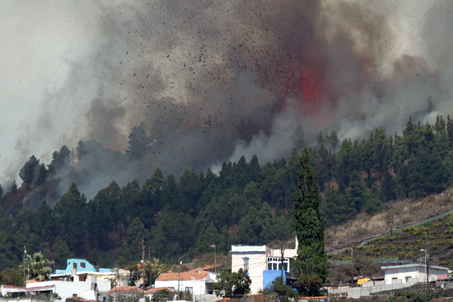 Vulcanul din La Palma a erupt după 50 de ani. Foto: Profimedia