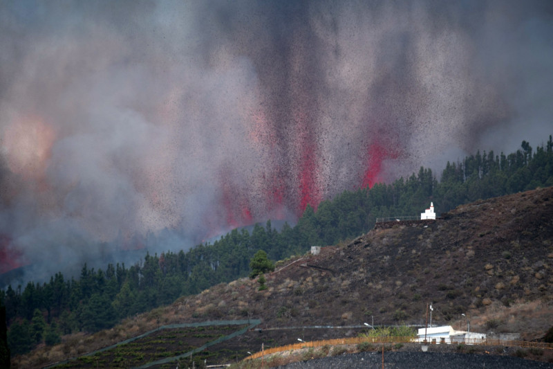 Vulcanul din La Palma a erupt după 50 de ani. Foto: Profimedia